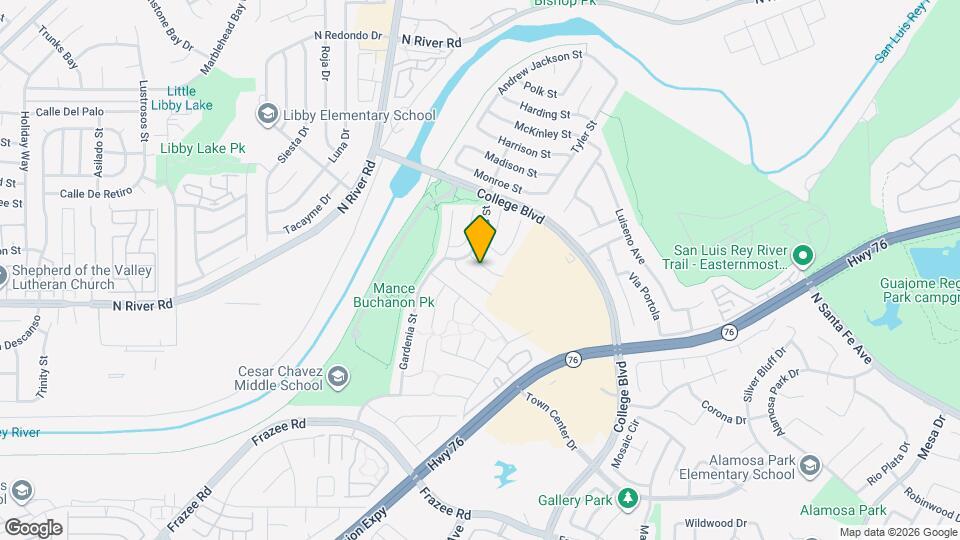 227 Ocotillo Pl Map and Location Details