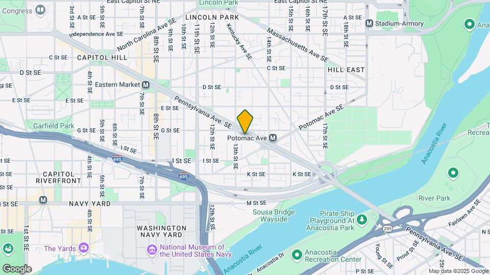 1335 Pennsylvania Ave SE Map and Location Details