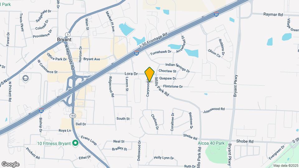 2712 Carywood Dr Map and Location Details