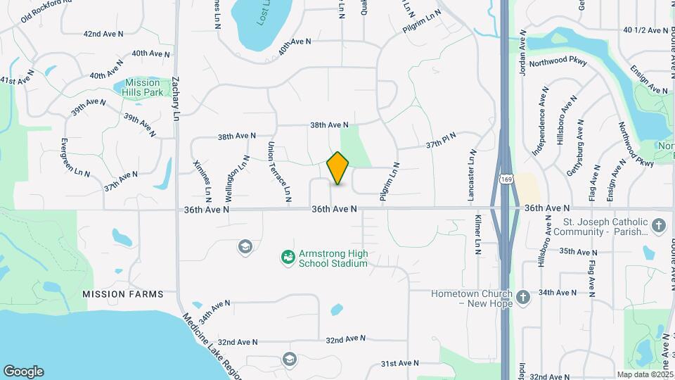 3620 Saratoga Ln N Map and Location Details