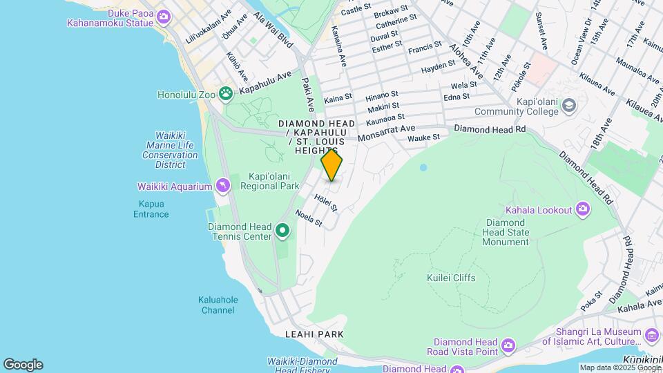 3030 Pualei Cir Map and Location Details