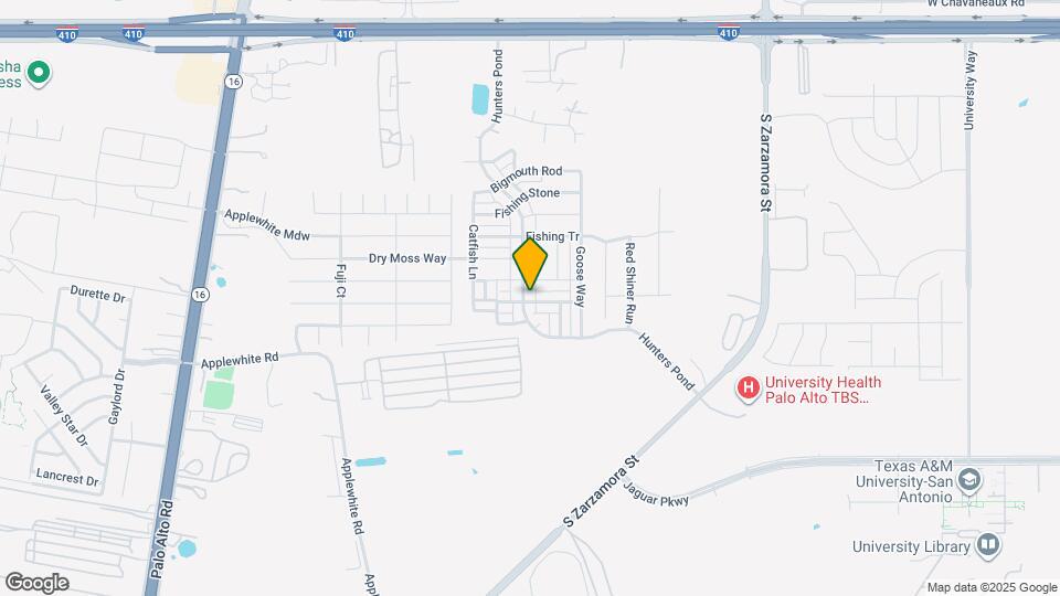 10614 Hunters Pond Map and Location Details