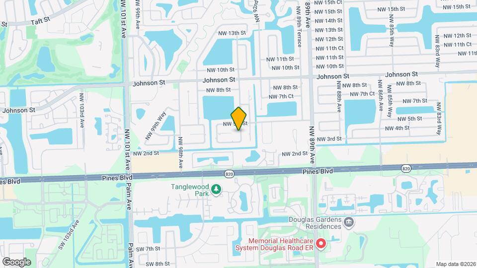 320 NW 93rd Terrace Map and Location Details