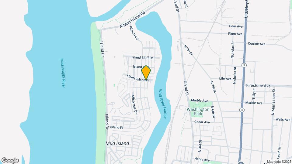 1287 Island Harbor Dr Map and Location Details