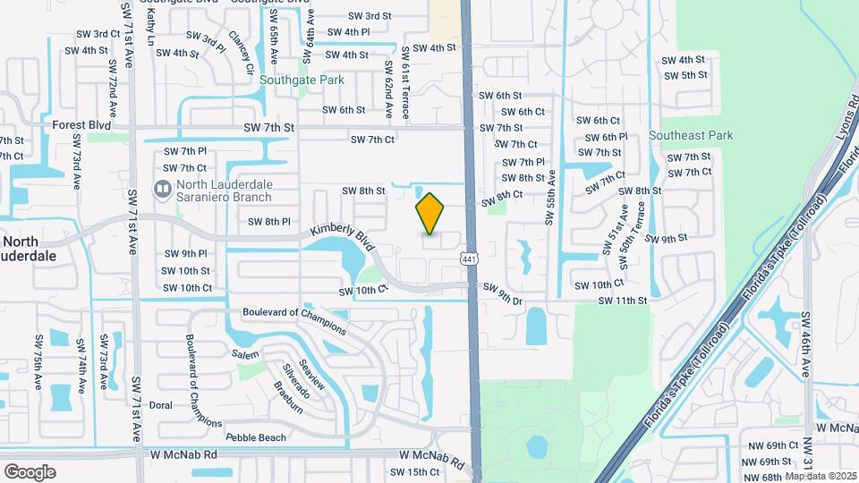 1410 S Santa Catalina Cir Map and Location Details