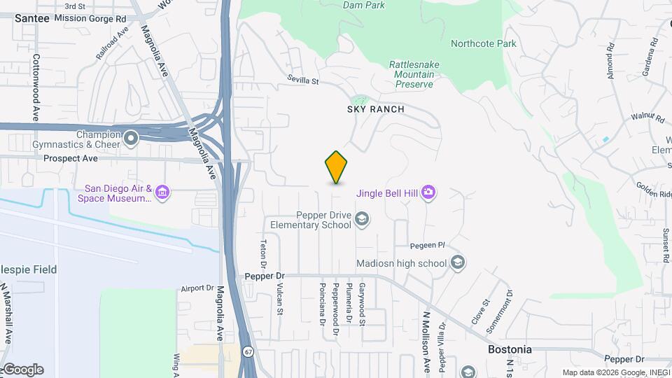 8459 Wenatchee Ave Map and Location Details