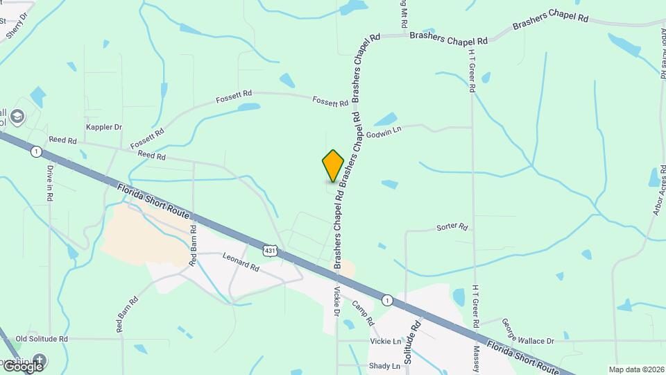 3680 Brashers Chapel Rd Map and Location Details