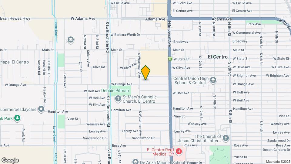 1572 W Orange Ave Map and Location Details