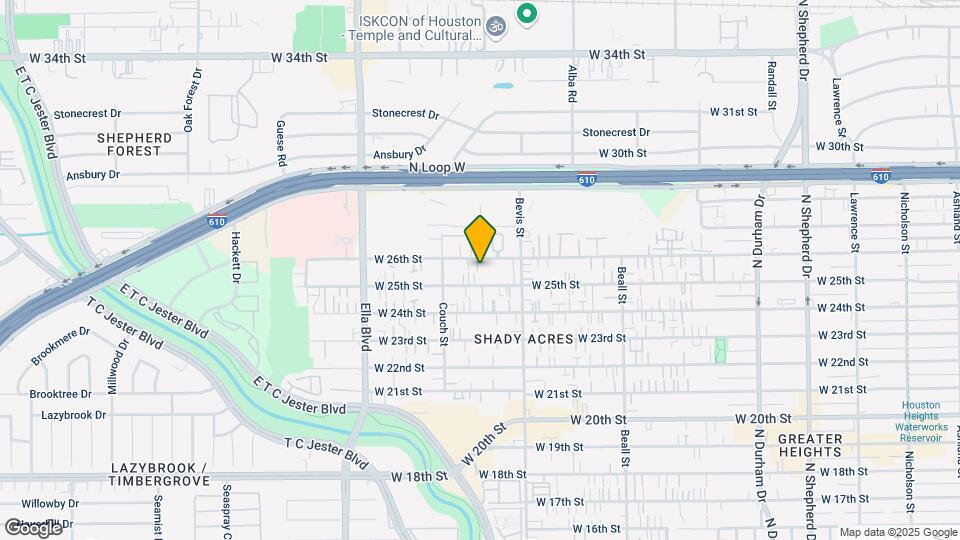 1404 W 26th St Map and Location Details