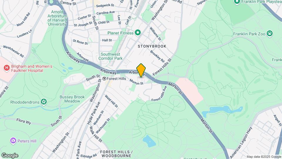 491 Arborway, Unit 19 Map and Location Details