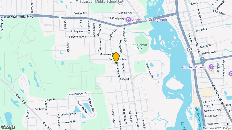 1571 N Whitney St Map and Location Details