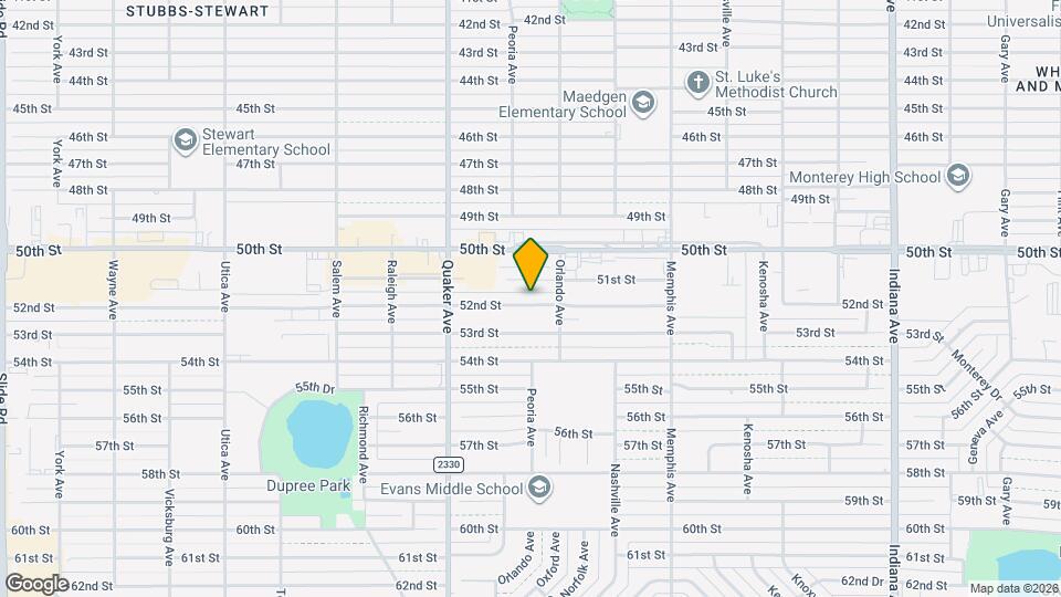 4210 52nd St Map and Location Details