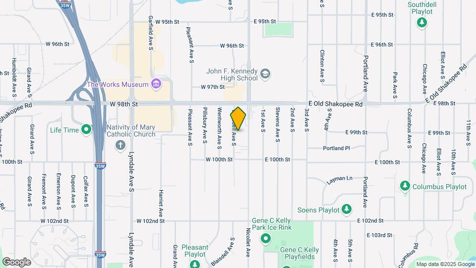 9901 Blaisdell Ave S, Unit 9901 Blaisdell Ave S Mapa y Detalles de la Ubicación