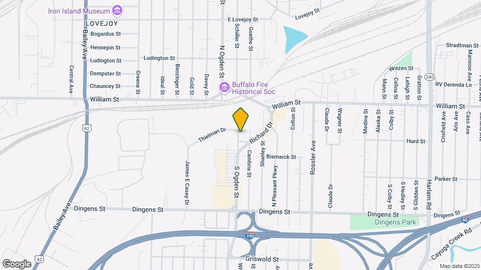 769 S Ogden St Map and Location Details