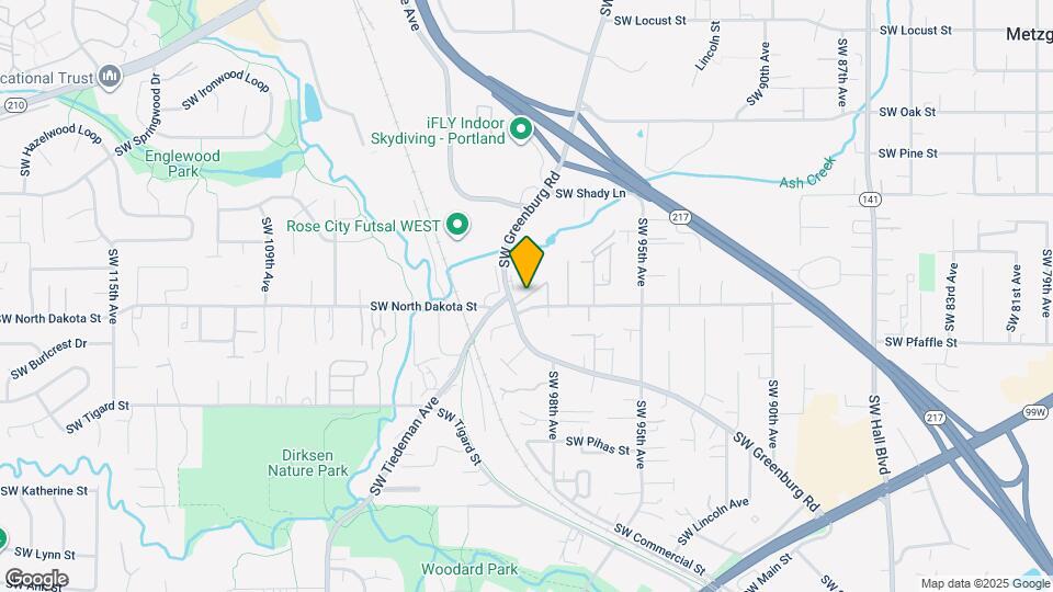 11200 SW Greenburg Rd Map and Location Details