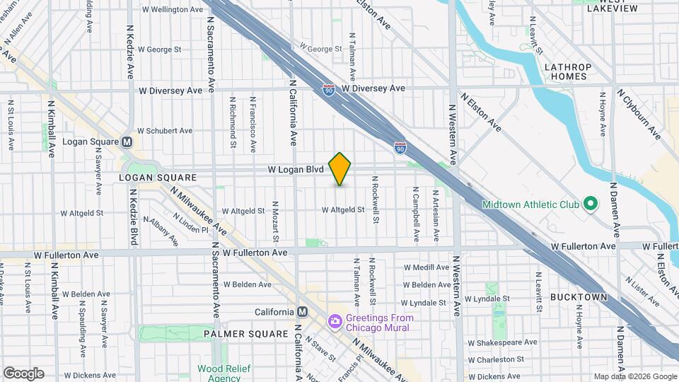 2529 N Washtenaw Ave, Unit 2529 N Washtenaw Unit 1 Map and Location Details