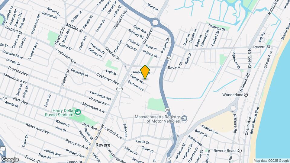 72 Tapley Ave, Unit B Map and Location Details