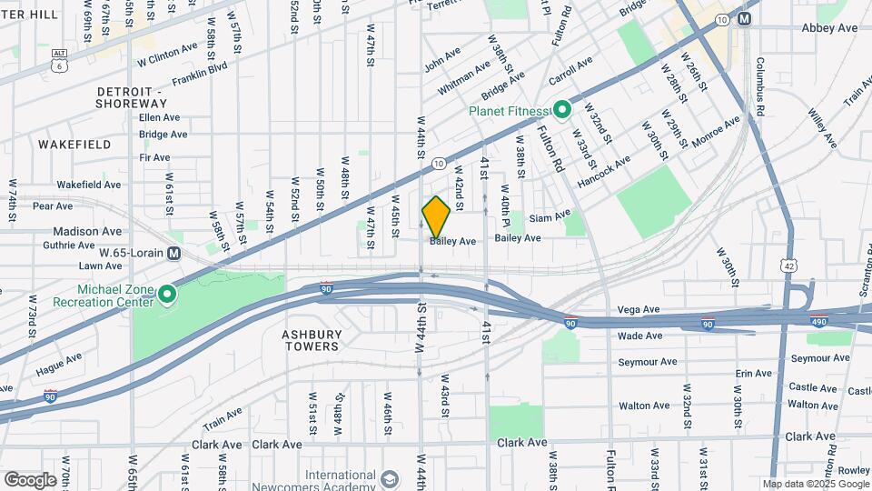 4301 Bailey Ave Map and Location Details