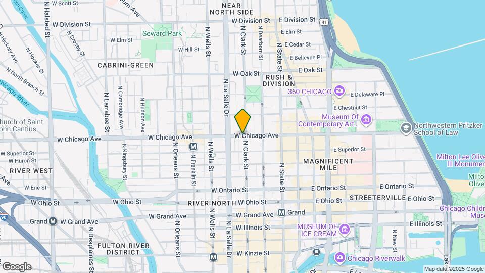 106 W Chicago Ave Mapa y Detalles de la Ubicación