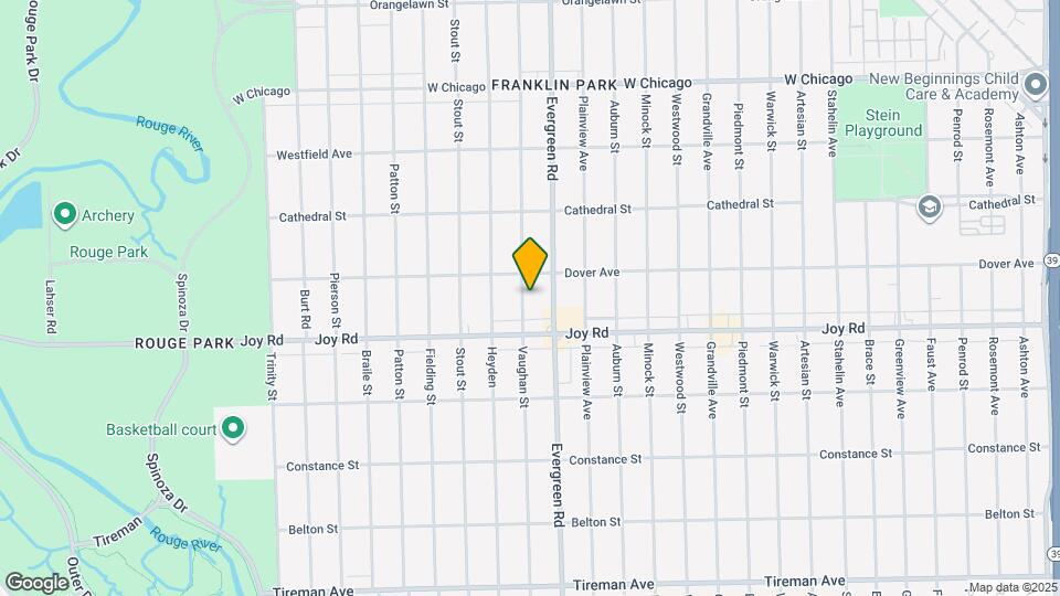 8868 Vaughan St Map and Location Details