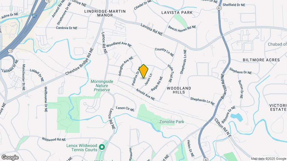 1100 Janes Ln Mapa y Detalles de la Ubicación