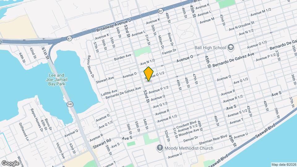 5208 Bernardo De Galvez Ave Map and Location Details