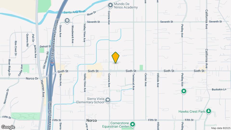 3971 Corona Ave Map and Location Details