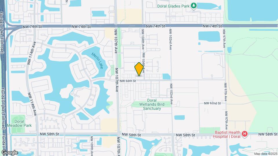 10441 NW 66th St Map and Location Details