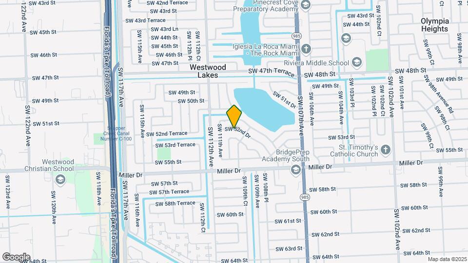 11040 SW 52nd Dr Map and Location Details