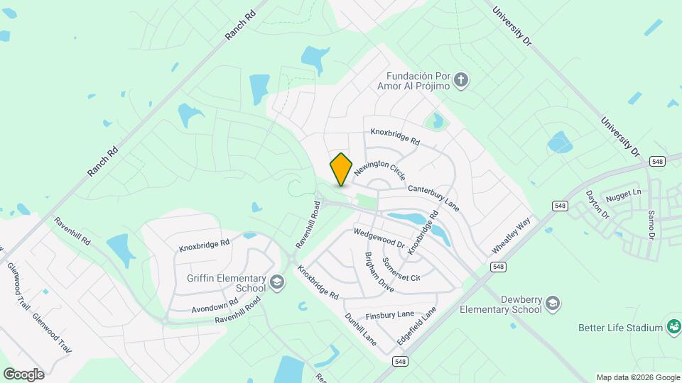 1128 Queensdown Wy Map and Location Details