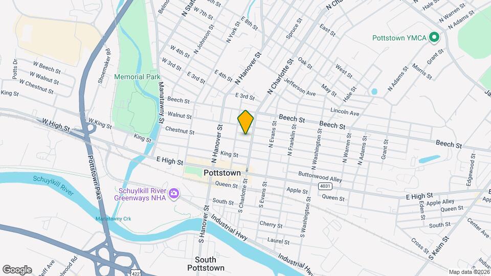 259 Chestnut St Map and Location Details