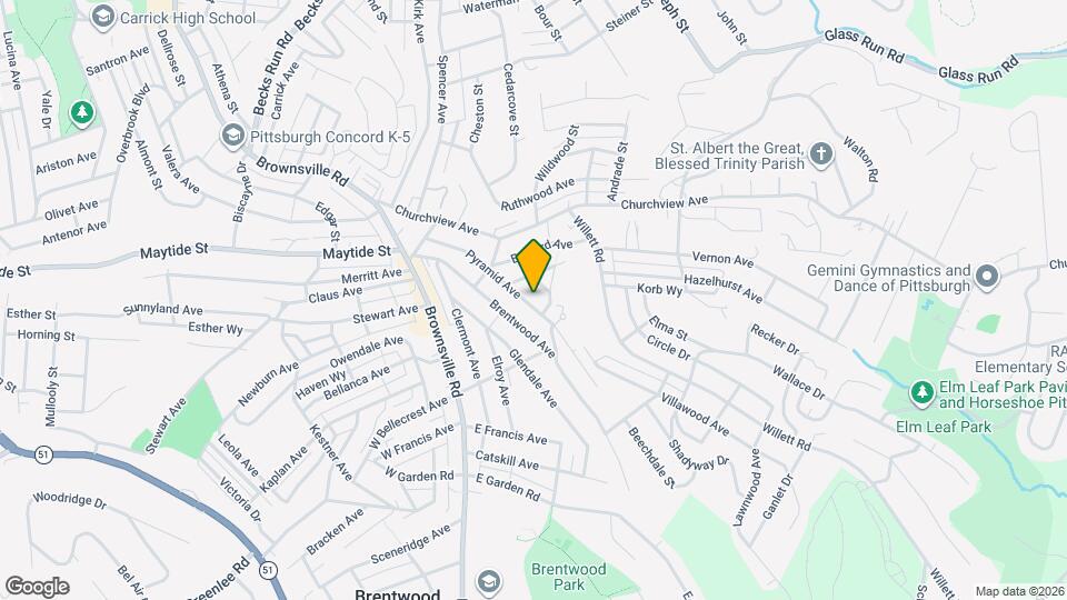 3013 Pyramid Ave Map and Location Details