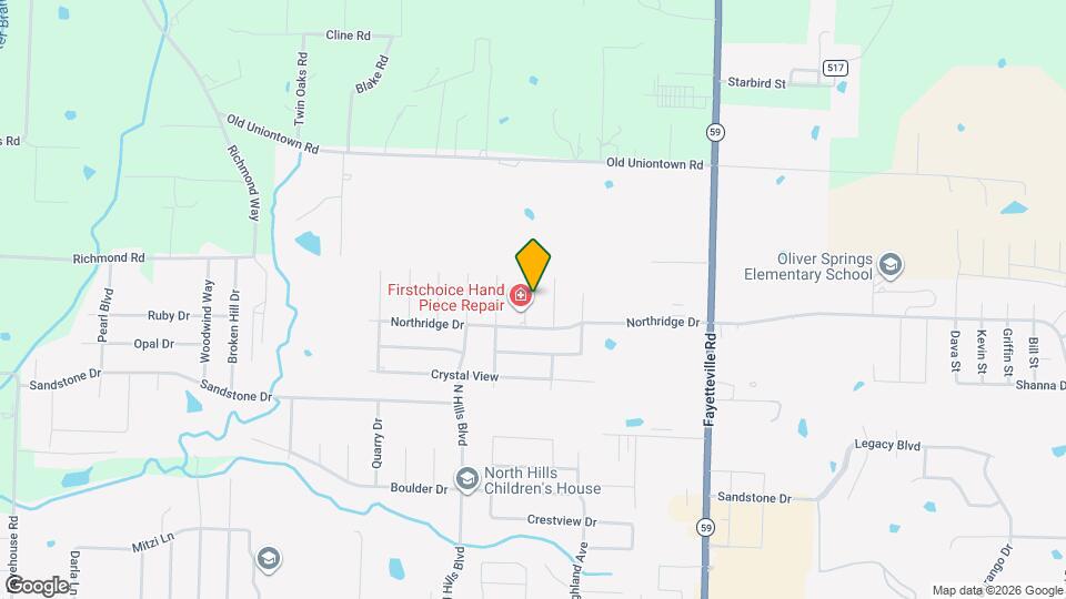 2712 Northridge Cir Map and Location Details