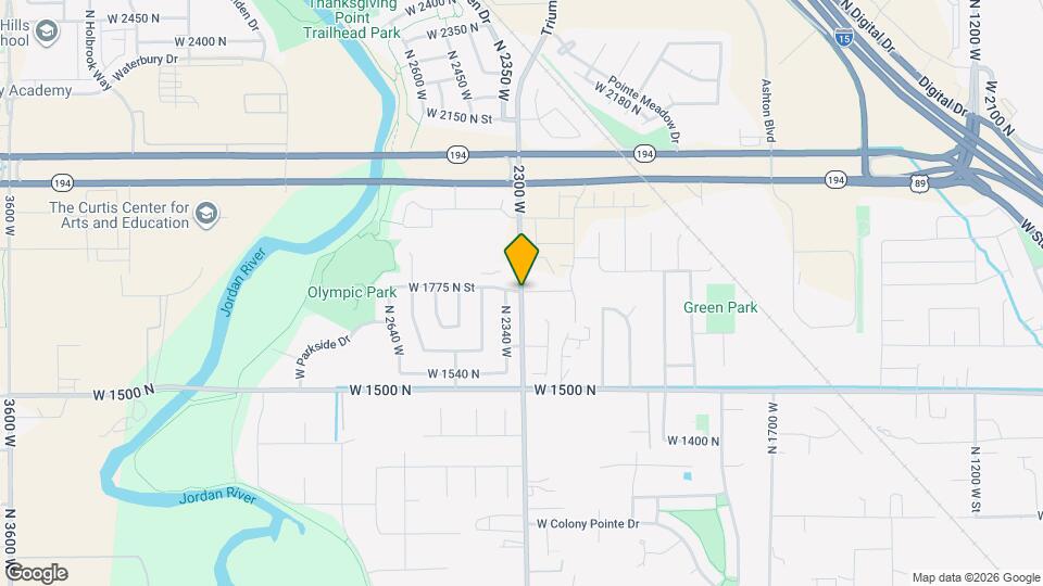 3947 W 1750 N Map and Location Details