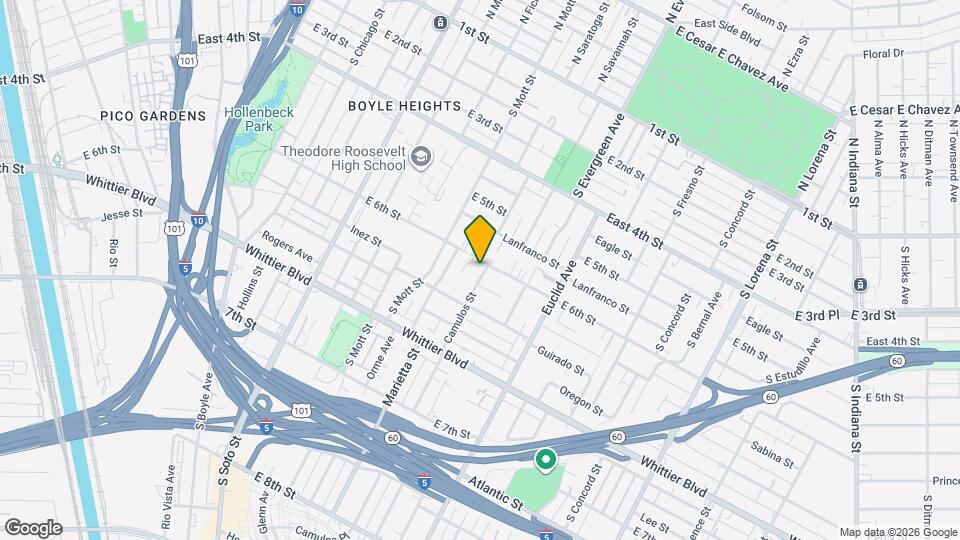 609 Camulos St Map and Location Details