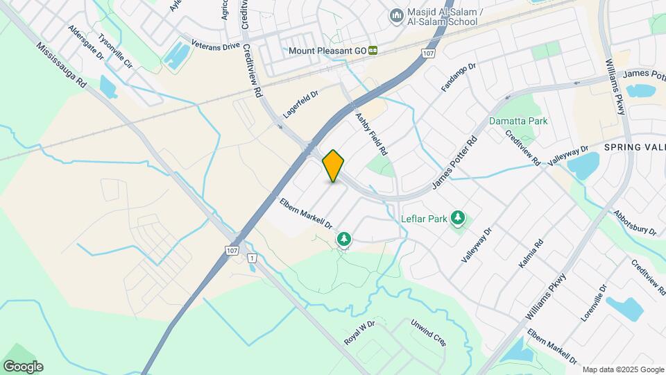 43 Yardley Cres Map and Location Details