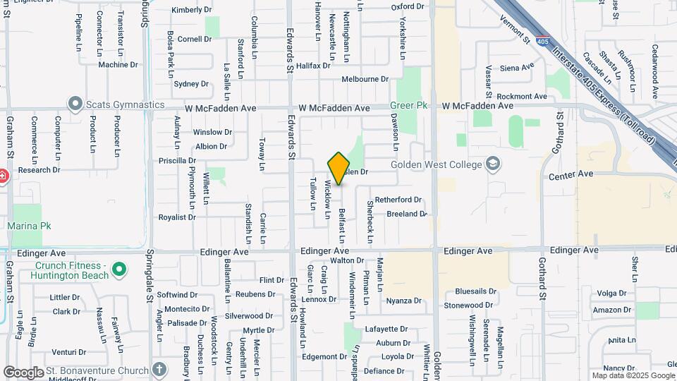 15771 Belfast Ln Mapa y Detalles de la Ubicación