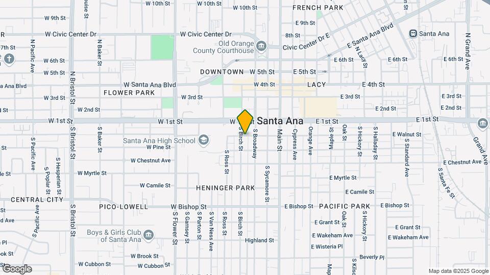 310 W Walnut St Map and Location Details