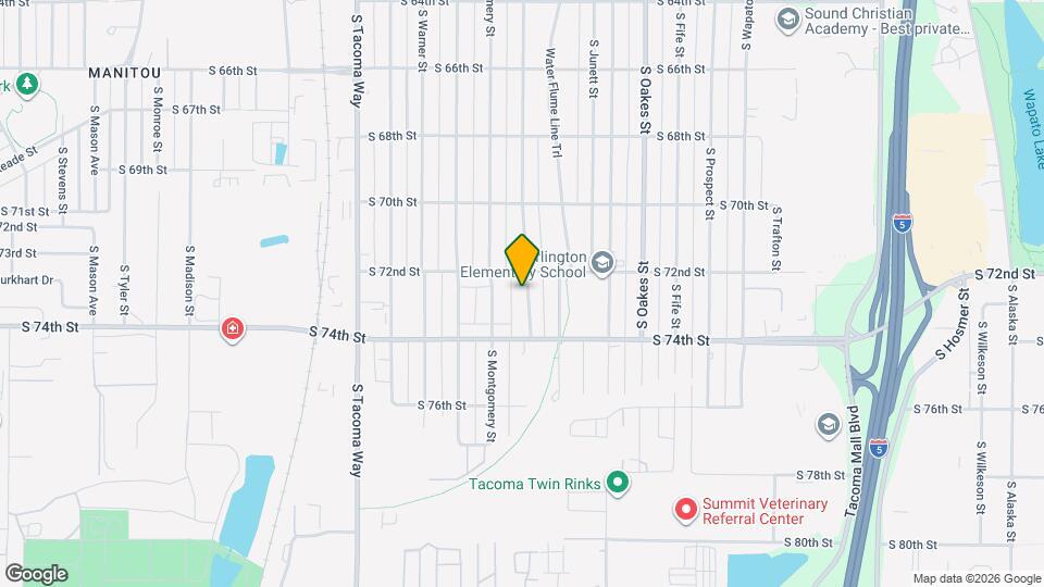 7214 S Alder St Map and Location Details