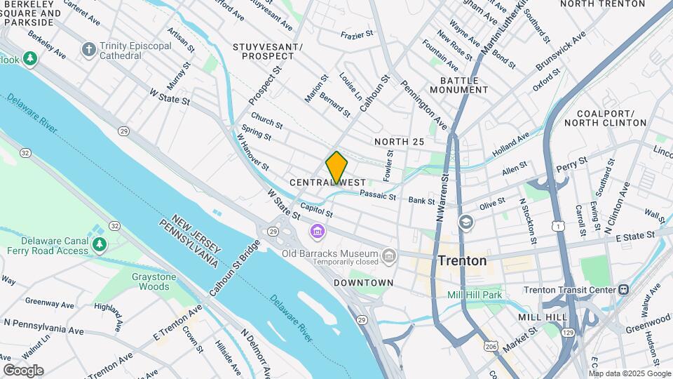 25 Passaic St Map and Location Details
