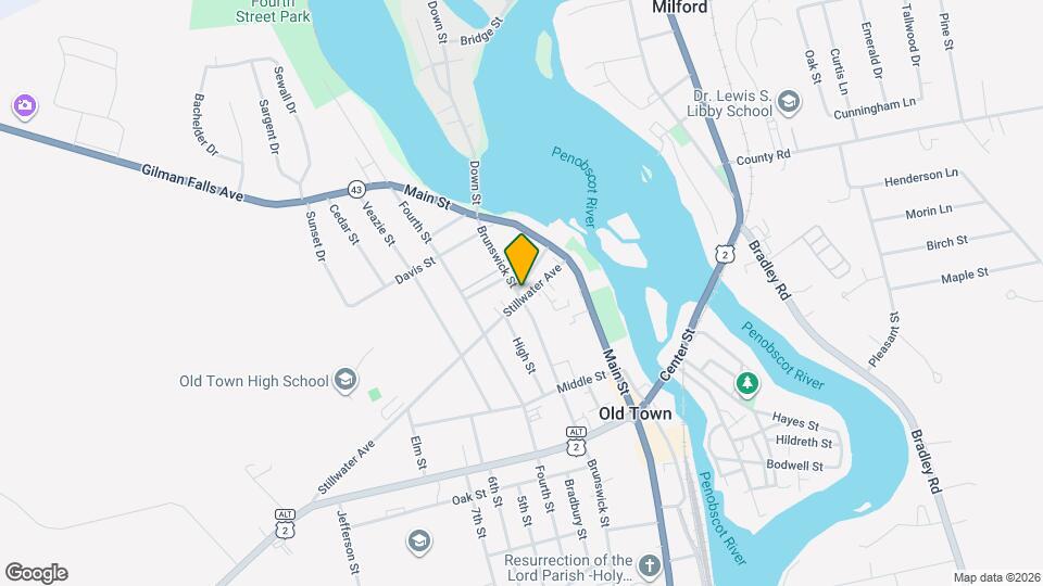 40 Wood St, Unit Apt 1 Map and Location Details