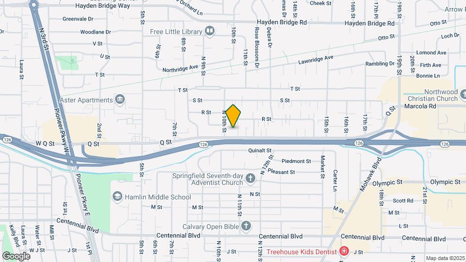 1044 Q St Map and Location Details