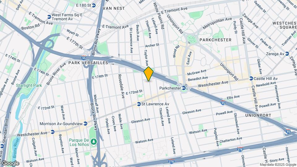 1353 Taylor Ave Map and Location Details