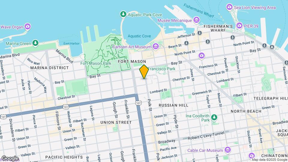 2845 Polk St Map and Location Details