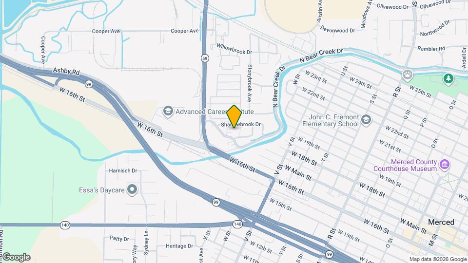 1648 W N Bear Creek Dr Map and Location Details