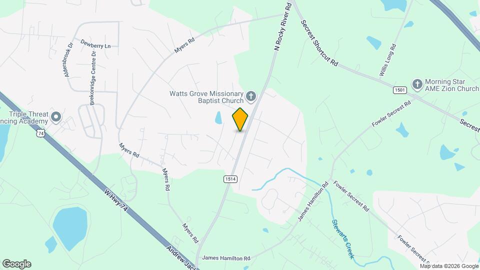 2922 Cripple Creek Ct Map and Location Details