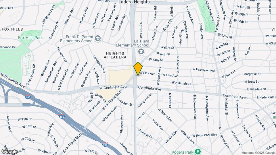 629 W Hillsdale St Map and Location Details