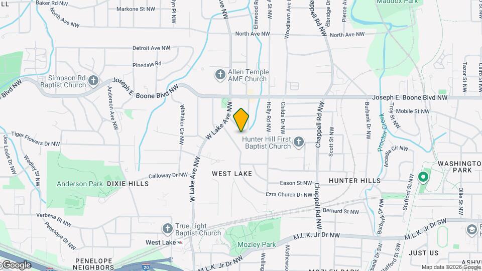 215 W Lake Dr NW Map and Location Details