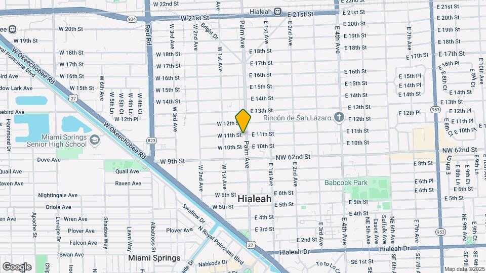1082 Palm Ave Mapa y Detalles de la Ubicación