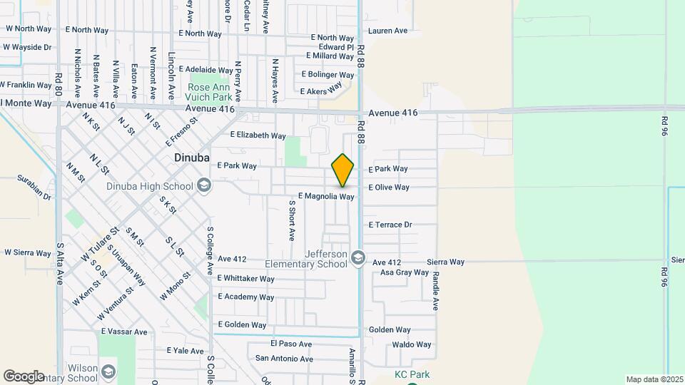 1583 E Magnolia Way Map and Location Details